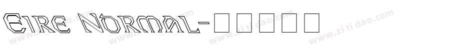 Eire Normal字体转换